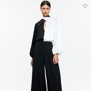 Alice + Olivia Mahogany Crop Top